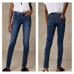 EUC Banana Republic Women's Mid-Rise Skinny Jean Size 30 Long